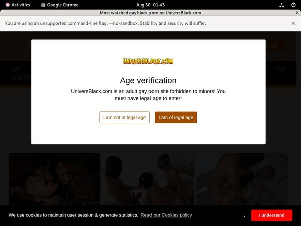 Universblack.com Account 2014