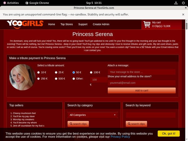 PrincessSerena Discounted