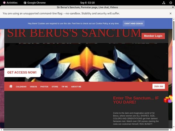 Sir Berus's Sanctum Boobs