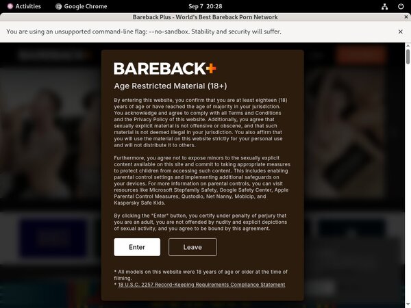 Account Premium Plus Bareback